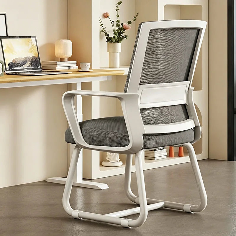 Comfortable Ergonomic Office Chair Home Computer Chair Lumbar Support Backrest Chair for Office Meeting Dormitory Student Chairs