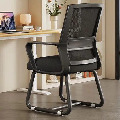 Comfortable Ergonomic Office Chair Home Computer Chair Lumbar Support Backrest Chair for Office Meeting Dormitory Student Chairs